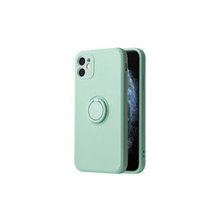Viedtālruņa aizmugurējais vāciņš Apple iPhone 13 Pro Max Silicone Ring Mint