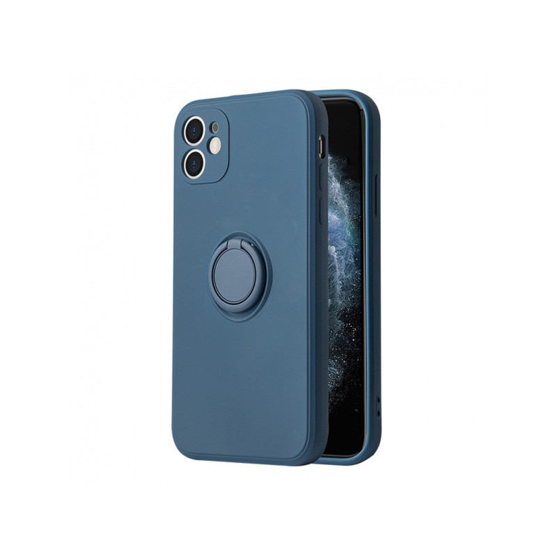 Viedtālruņa aizmugurējais vāciņš Xiaomi Redmi Note 10/10S Silicone Ring Zila