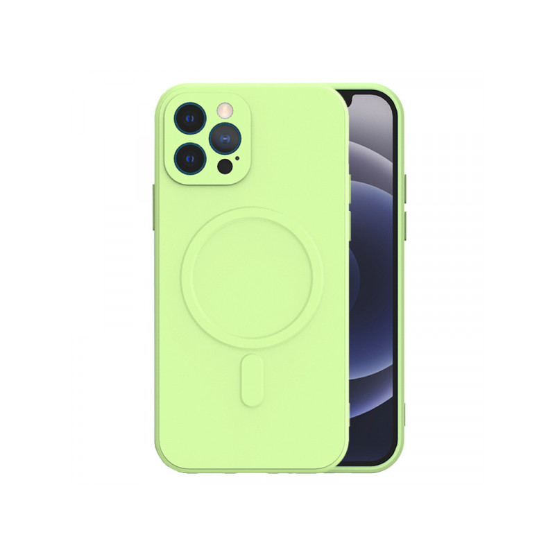 Nutitelefoni tagakaas Õun iPhone 13 Pro Silikoon Roheline