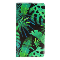 Viedtālruņa atveramais maciņš Samsung Galaxy S22 Ultra Smart Book Flower Black, Green, With Design