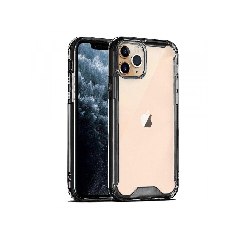 Nutitelefoni tagakaas Samsung Galaxy S22 Ultra Akrüül Must, Läbipaistev