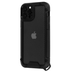 Viedtālruņa aizmugurējais vāciņš Apple iPhone 13 Pro Shield Black, Transparent