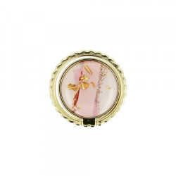 Viedtālruņa pirkstu turētājs Ring Marble Rozā