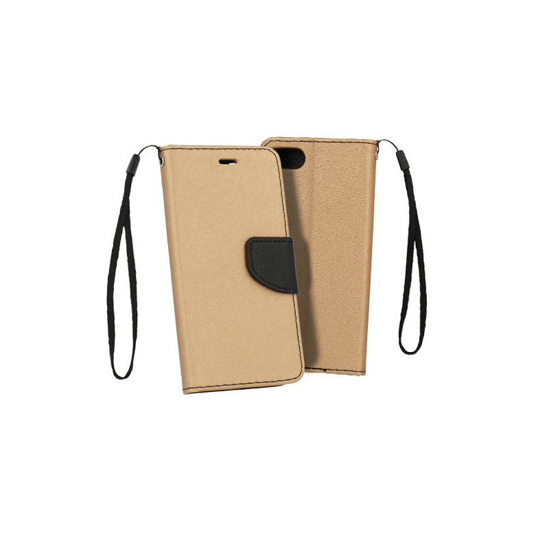 Viedtālruņa atveramais maciņš Samsung Galaxy A13 5G Fancy Gold-Black Gold