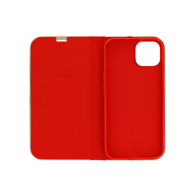 Viedtālruņa atveramais maciņš Xiaomi Poco X4 Pro 5G Book case with frame Sarkana