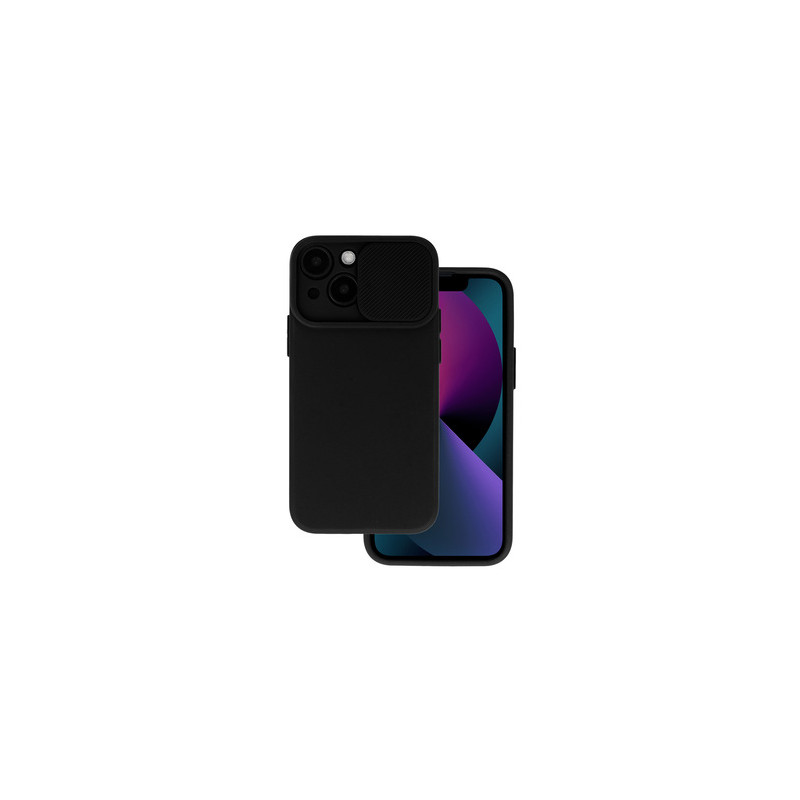 Viedtālruņa aizmugurējais vāciņš Apple iPhone 12 Pro Camshield Melna