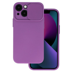 Viedtālruņa aizmugurējais vāciņš Apple iPhone 13 Camshield Purple