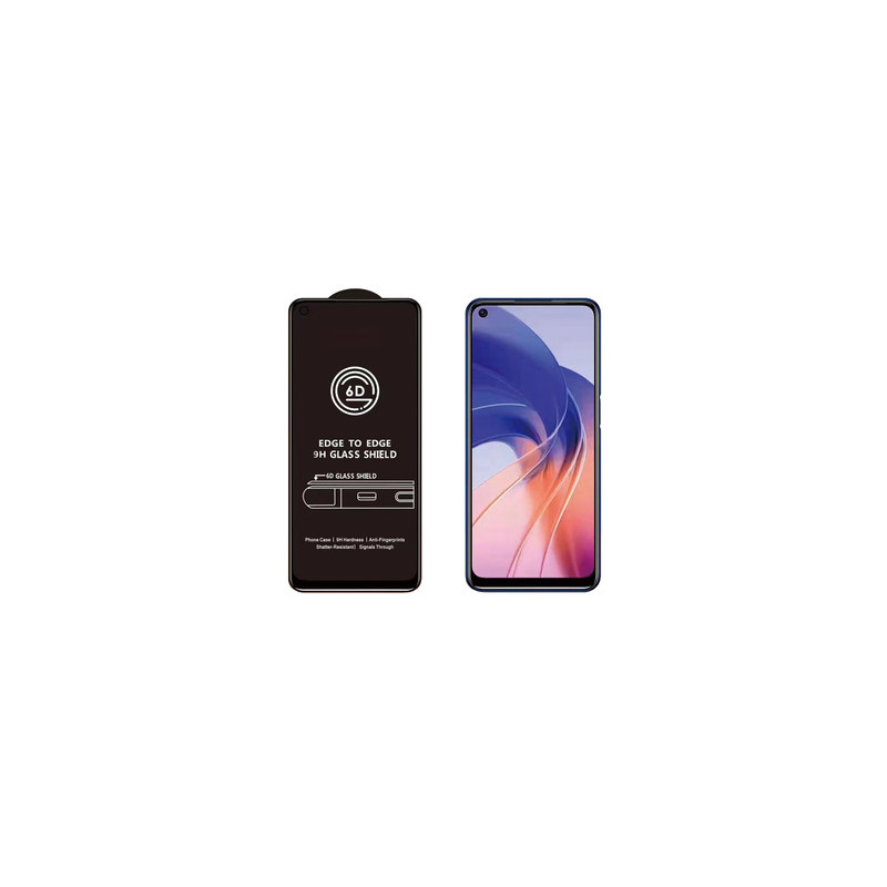 Viedtālruņa aizsargstikls Realme Realme 9 Pro Full Glue 6D Black