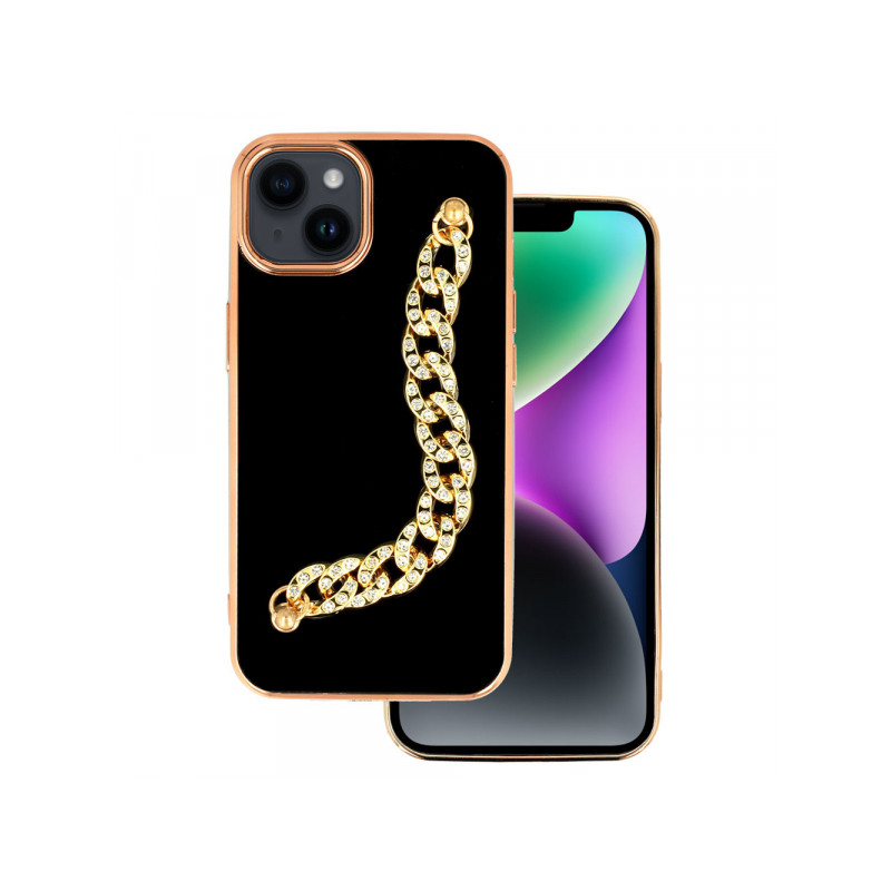 Viedtālruņa aizmugurējais vāciņš Apple iPhone 14 Pro Max Trend design 4 Black