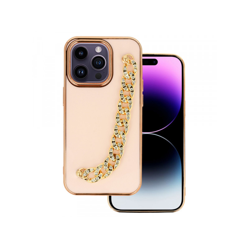 Viedtālruņa aizmugurējais vāciņš Apple iPhone 14 Pro Max Trend design 4 Light Pink