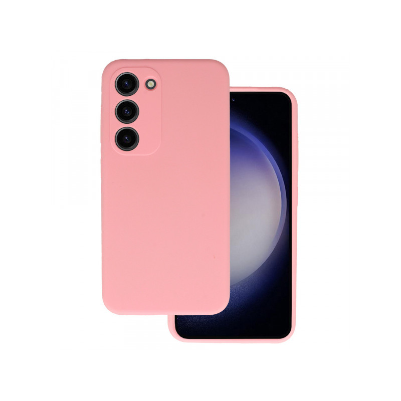 Viedtālruņa aizmugurējais vāciņš Samsung Galaxy S23 Silicone Lite Light Pink