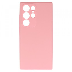 Viedtālruņa aizmugurējais vāciņš Samsung Galaxy S23 Ultra Silicone Lite Light Pink