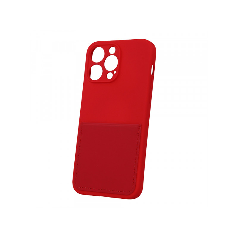 Nutitelefoni tagakaas Õun iPhone 14 Pro Max Kaardi kaas Punane