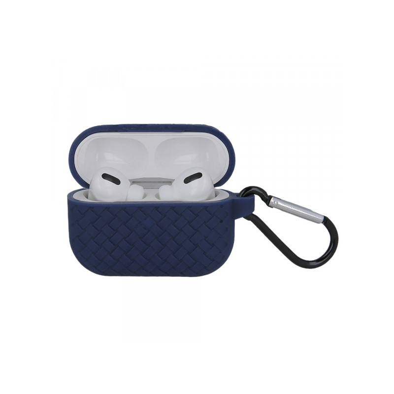 Juhtmevabade kõrvaklappide ümbris Õun Punutud ümbris Tumesinine