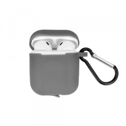 Bezvadu austiņu apvalks Apple Silicone case Grey