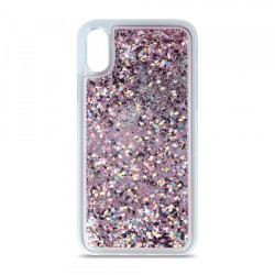Viedtālruņa aizmugurējais vāciņš Xiaomi Redmi Note 12 5G Liquid Sparkle Transparent, Purple