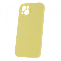 Viedtālruņa aizmugurējais vāciņš Apple iPhone 14 Mag Invisible Yellow