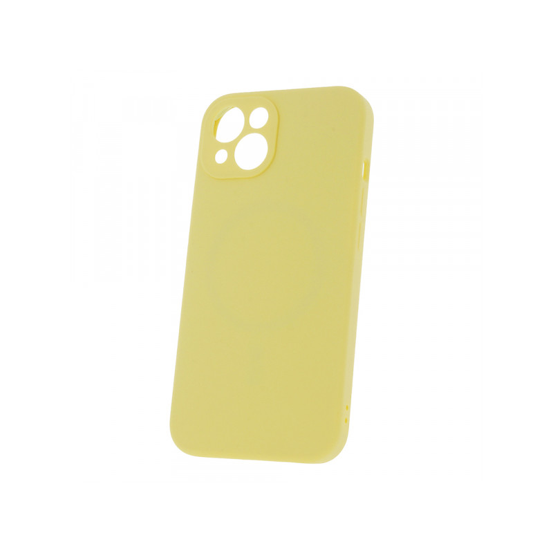 Viedtālruņa aizmugurējais vāciņš Apple iPhone 14 Mag Invisible Yellow