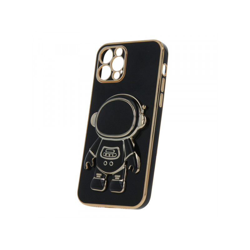 Viedtālruņa aizmugurējais vāciņš Apple iPhone 7 / 8 / SE 20 / SE 22 Astronaut case Melna