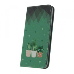 Viedtālruņa atveramais maciņš Samsung Galaxy S23 Smart Trendy Cactus 2 Green, With Design