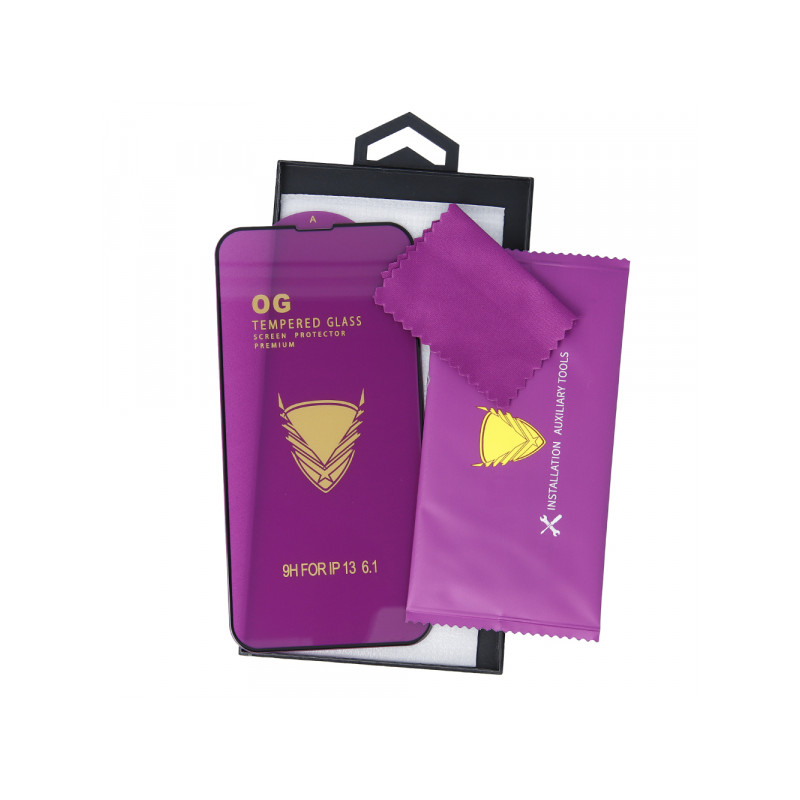 Nutitelefoni kaitseklaas Samsung Galaxy A25 5G OG Premium must raam