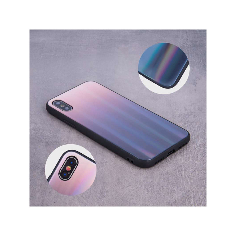 Viedtālruņa aizmugurējais vāciņš Apple iPhone 7 Plus / 8 Plus Aurora Melna, Brūna