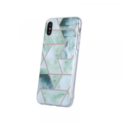 Viedtālruņa aizmugurējais vāciņš Apple iPhone 11 Pro Geometric Marmur Green, With Design