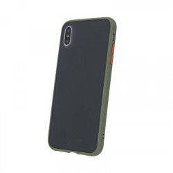 Viedtālruņa aizmugurējais vāciņš Samsung Galaxy A41 Colored Buttons Green, Transparent