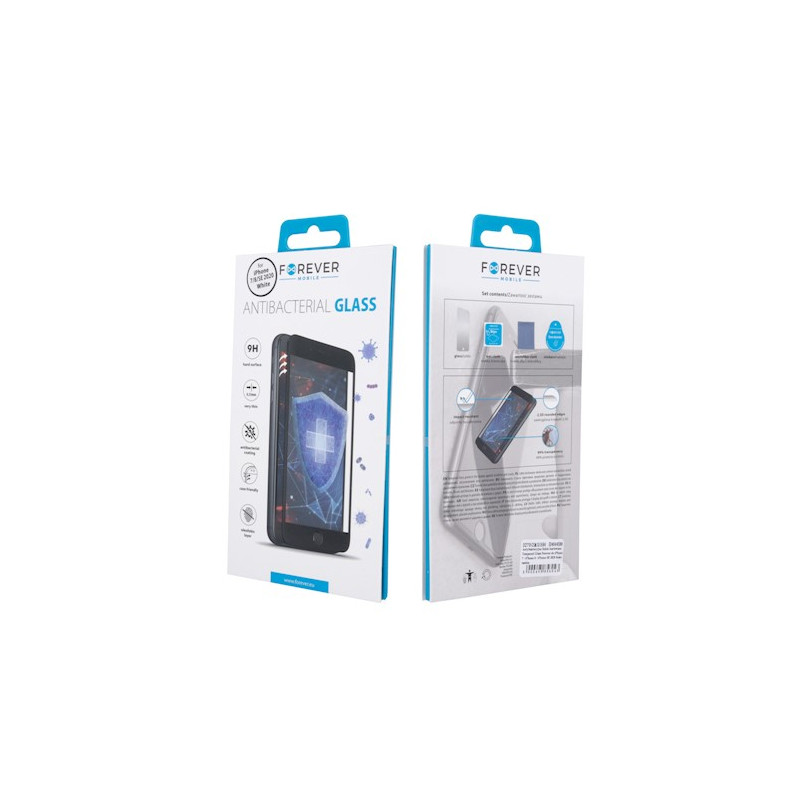 Viedtālruņa aizsargstikls Apple iPhone 12 Pro Antibacterial Glass Black