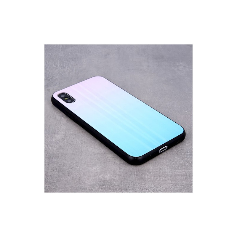 Viedtālruņa aizmugurējais vāciņš Samsung Galaxy A32 Aurora Zila, Rozā