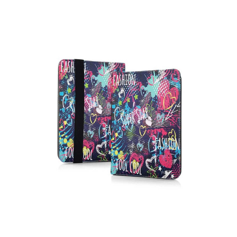 Planšetdatora universālais maciņš Graffiti Miksēta, Ar Dizainu