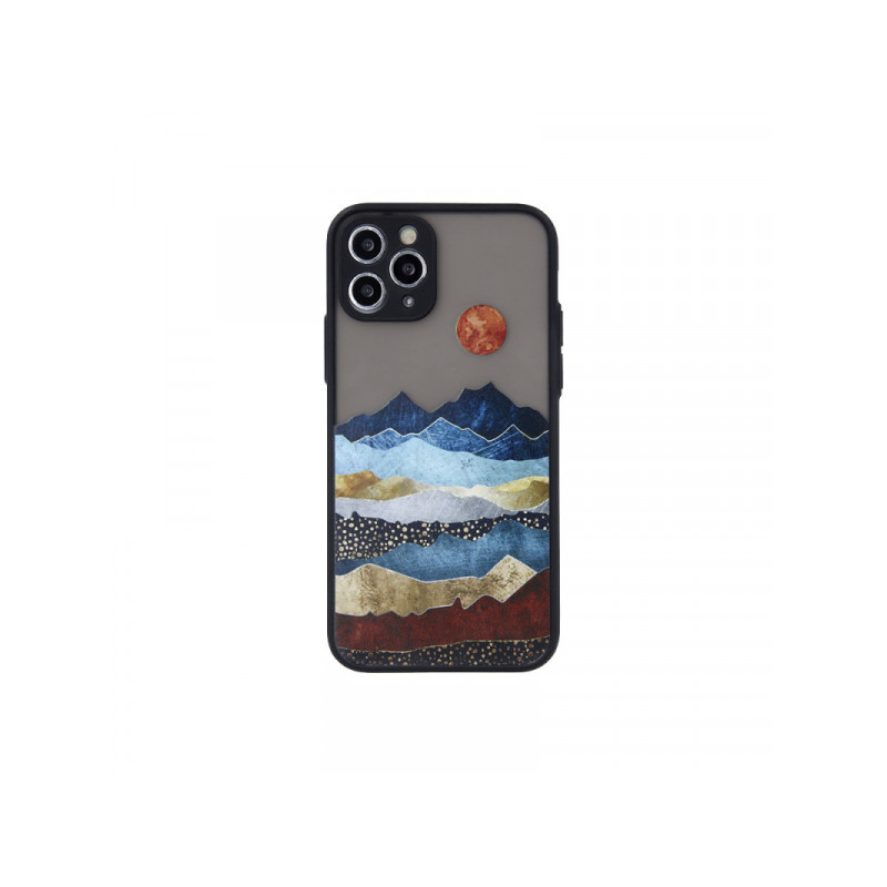 Viedtālruņa aizmugurējais vāciņš Apple iPhone 13 Pro Ultra Trendy Landscape 1 Caurspīdīga, Ar Dizainu
