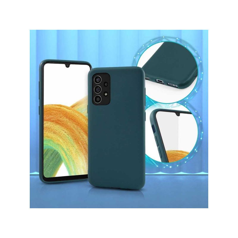 Viedtālruņa aizmugurējais vāciņš Xiaomi 12 Pro Matt Tpu Forest Green