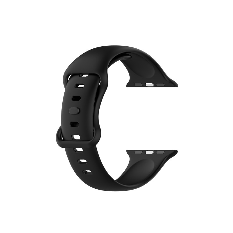 Nutikella rihm Õun Silikoonrihm, suurus S Must