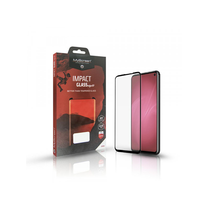 Viedtālruņa aizsargstikls Samsung Galaxy S10 Impact Glass Edge 3D