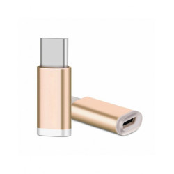 Kaablimuundur Micro USB-C-adapter Kuldne