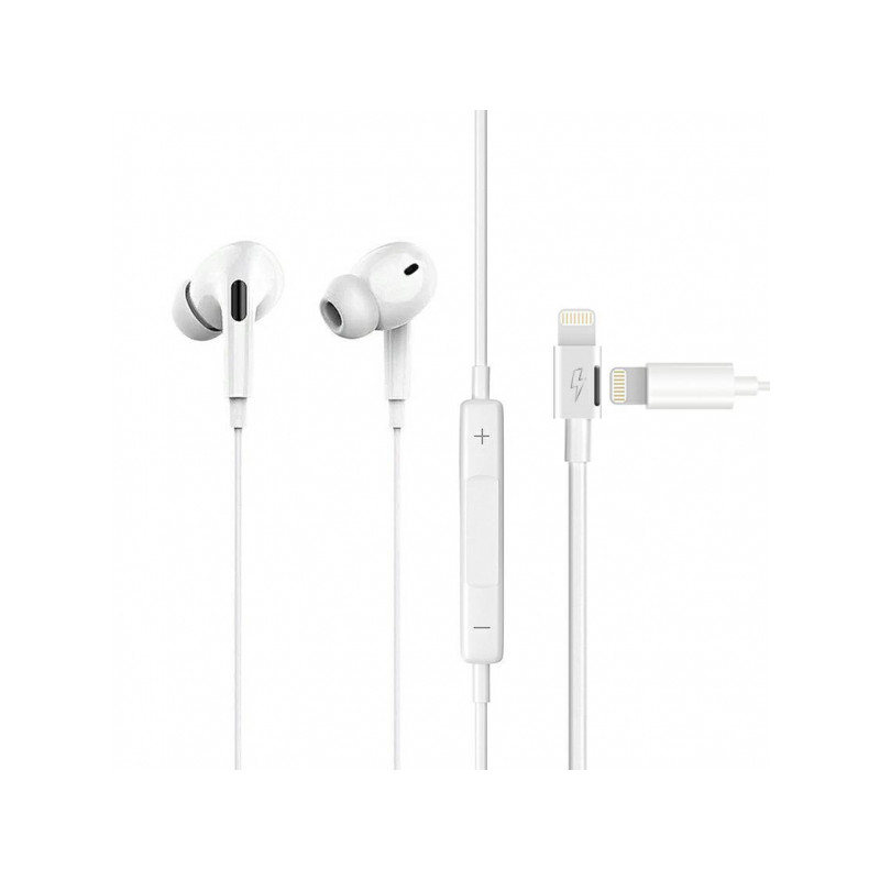 Juhtmega kõrvaklapid JH-015 Välk Valge