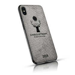 Viedtālruņa aizmugurējais vāciņš Apple iPhone XS Max Deer Case Grey, With Design