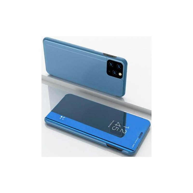 Nutitelefoni klapiümbris Õun iPhone 12 Pro Selge vaade Sinine