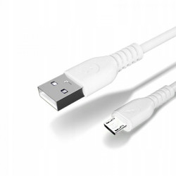 Kabelis M58 USB-A to Micro USB Balta