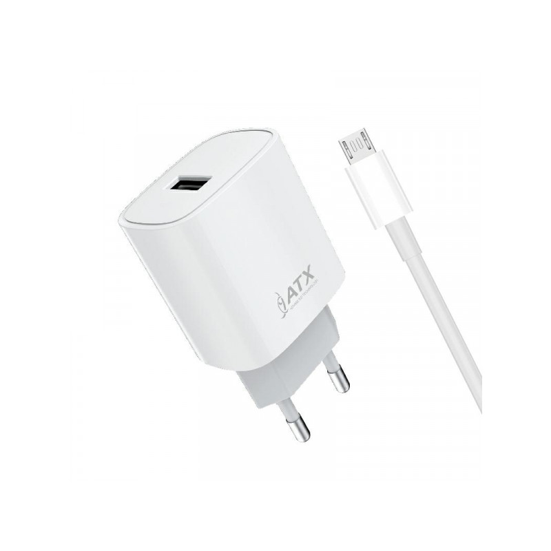 Lādēšanas komplekts U58 + Micro USB cable White