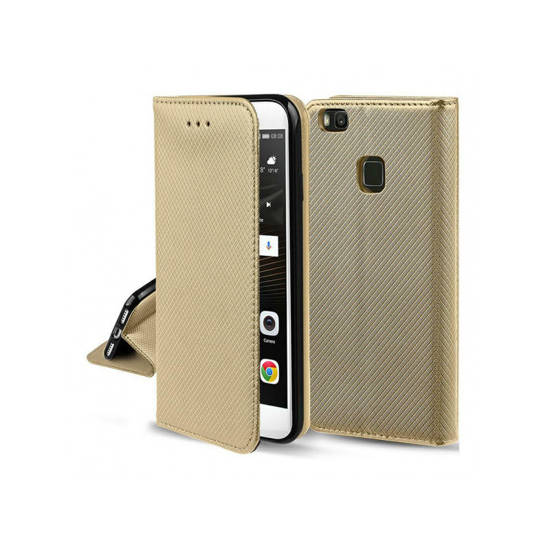 Nutitelefoni klapiümbris Samsung Galaxy S21 Plus Nutikas magnet Kuldne