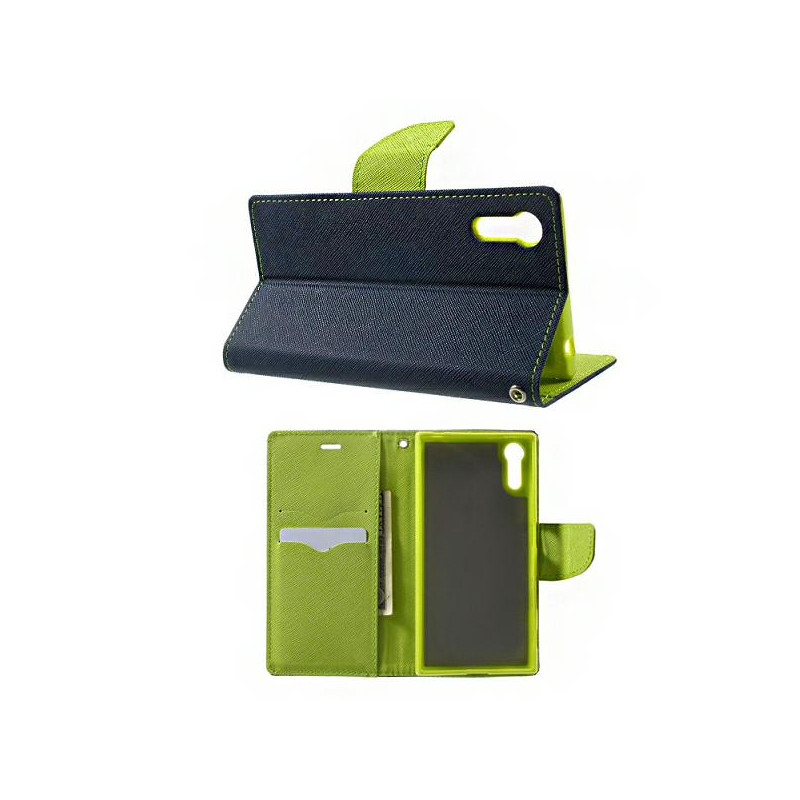 Viedtālruņa atveramais maciņš Apple iPhone 12 Pro Max Fancy Tumši zila