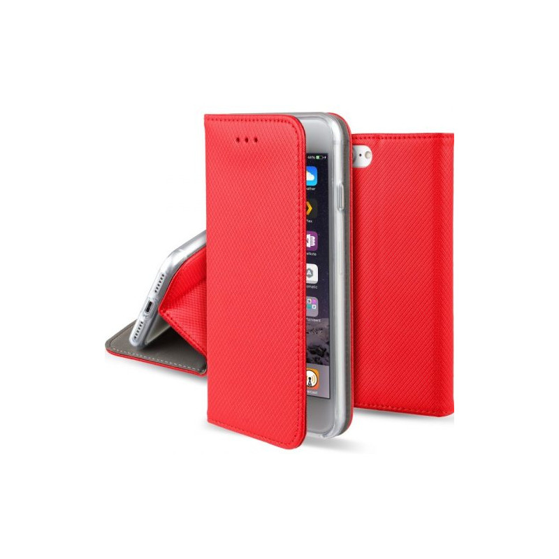 Viedtālruņa atveramais maciņš Apple iPhone 13 Pro Smart Magnet Red