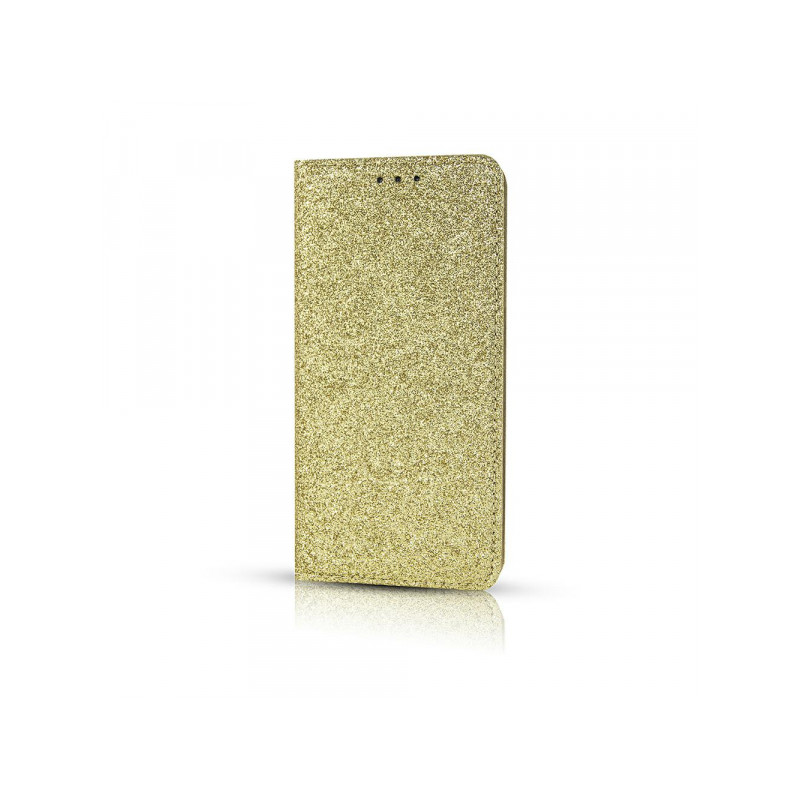 Viedtālruņa atveramais maciņš Samsung Galaxy S10E Brokat Zelta