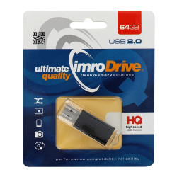 Ārējā atmiņa Universal 64GB USB 2.0 Melna