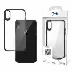 Viedtālruņa aizmugurējais vāciņš Apple iPhone XR Satin Armor Case + Melna, Caurspīdīga