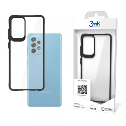 Viedtālruņa aizmugurējais vāciņš Samsung Galaxy A72 / A72 5G Satin Armor Case + Black, Transparent