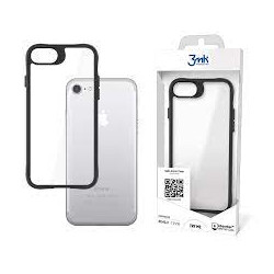 Viedtālruņa aizmugurējais vāciņš Apple iPhone 6/6S Satin Armor Case + Melna, Caurspīdīga