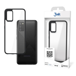 Viedtālruņa aizmugurējais vāciņš Samsung Galaxy A03S Satin Armor Case + Black, Transparent